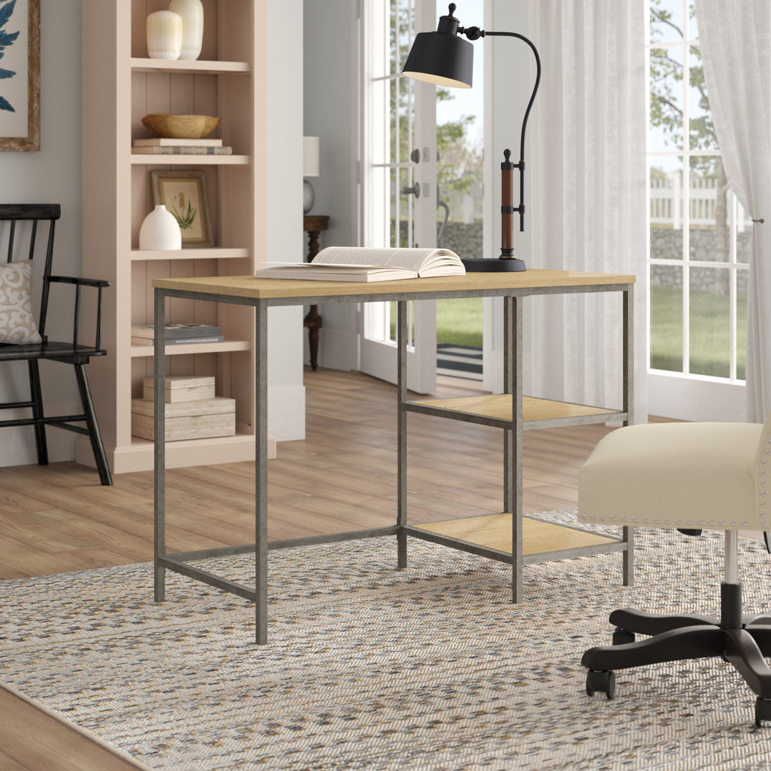 Fayth Metal Base Writing Desk Gracie Oaks