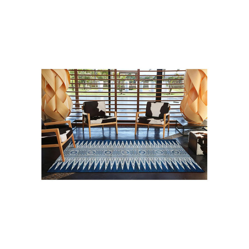 Striped Geometric Woven Base Washable Rug, Runner 3'3" x 9'10" Rug Pad Included