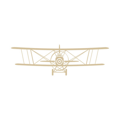 Airplane Non-Wall Damaging Wall Decal