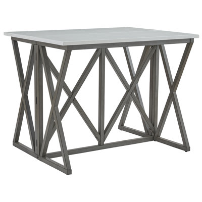 Katy-Leigh Extendable Solid Wood Top Dining Table
