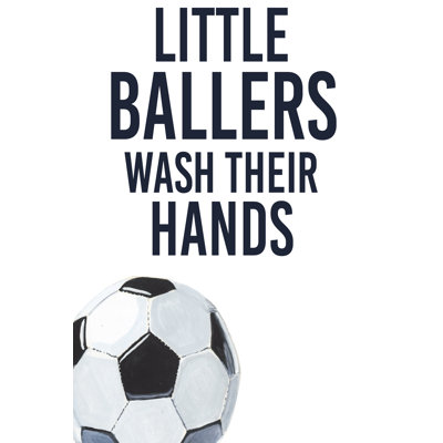 Little Ballers II - Wrapped Canvas Print