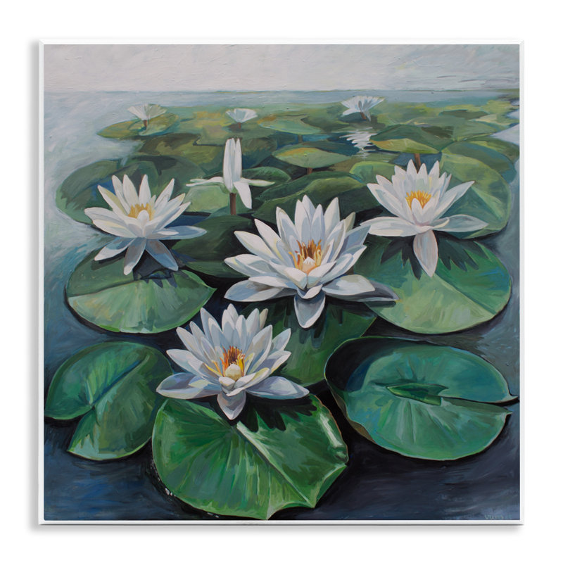 Plaque murale Peace Pad Lily, par Violeta Vollmer