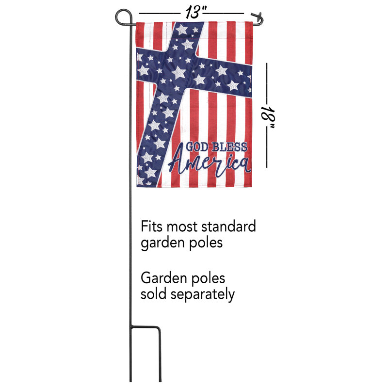Drapeau Frederiksen Dapp God Bless America Ply / prt Grdn