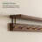 22.8"W 7-hook Slim Black Walnut Wall Hooks-1079247717-1079247723