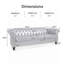 Canapé rembourré Chesterfield-1164536098