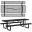 Table de pique-nique d'extérieur standard Leisure Craft-13673055-13673048