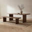Lila Dining Bench Large Brown-1685843085