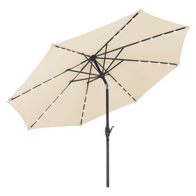 Parasol de plage éclairé 10 pi Joice