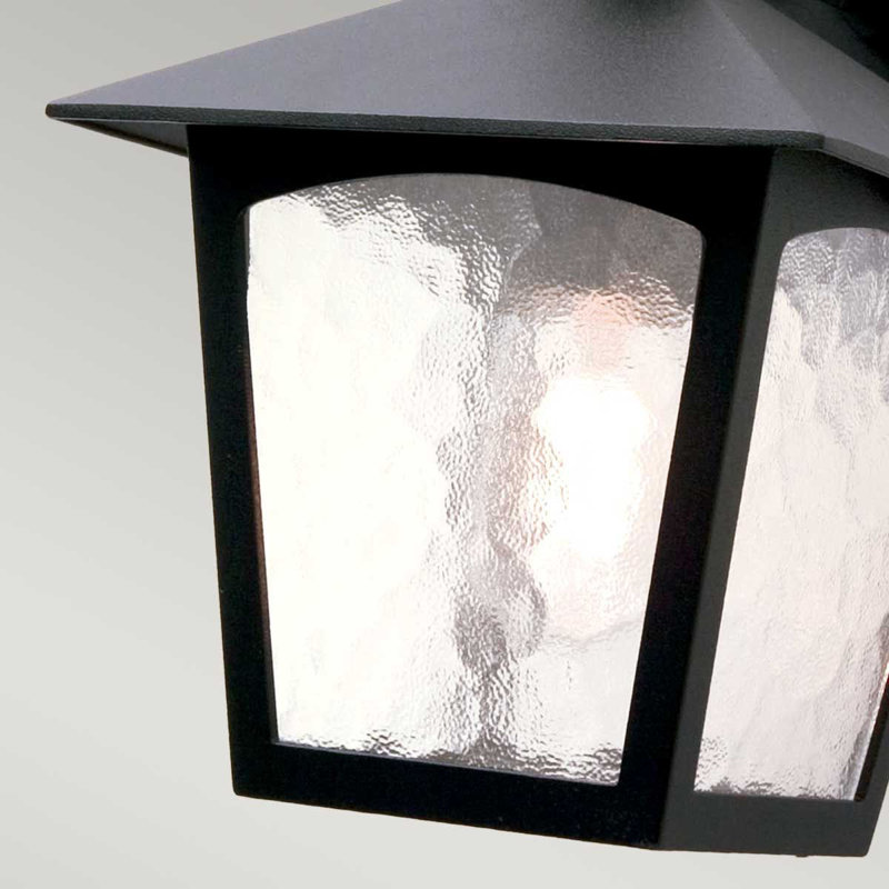Valentina Black Outdoor Wall Lantern