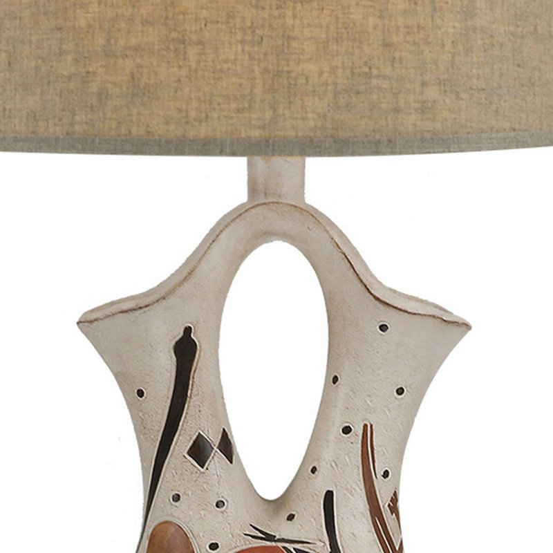 Lampe hydrocal Fulfer, Blanc, Yes