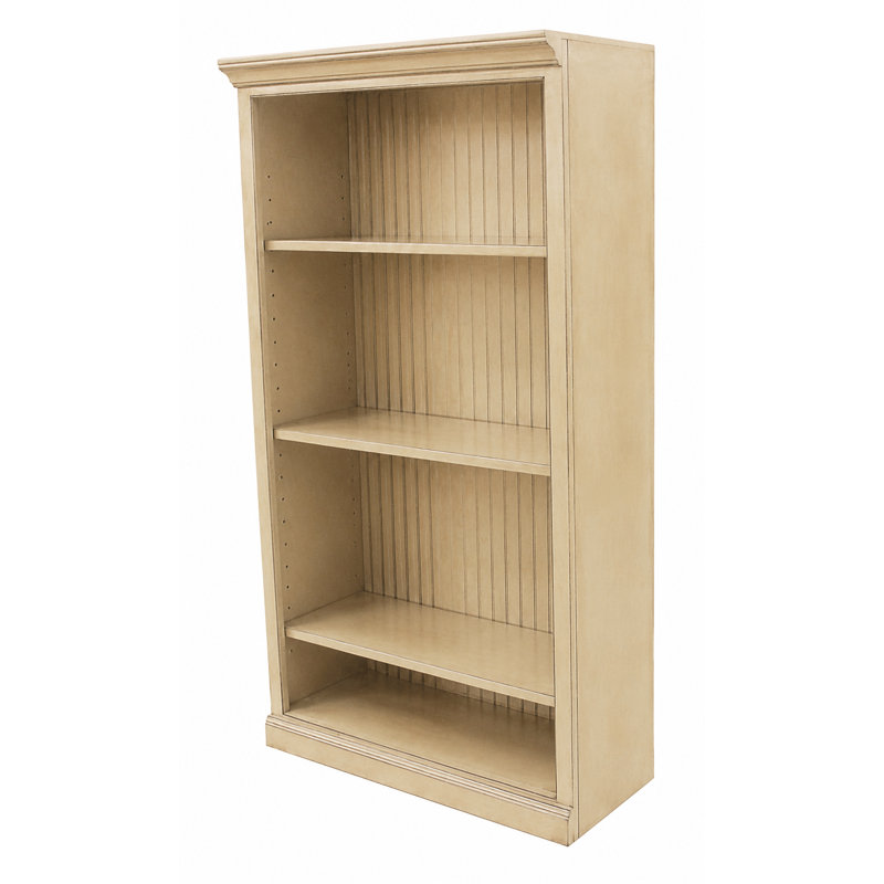 Sherita Bookcase, European Ivory, (3 Shelves) 60” H x 32” W x 14.25” D