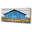  «Blue Gray Autumn Tranquil Barn - Barn Wall Art Living Room-106106119-134424178