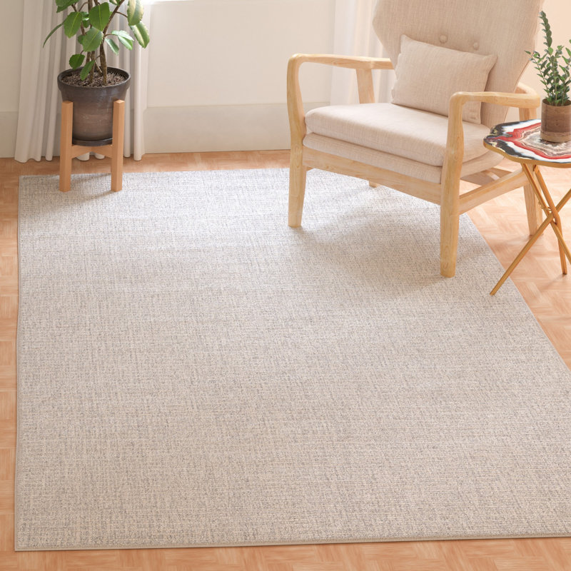 Abstract Hand Tufted Wool Rug, Rectangle 5' x 8'