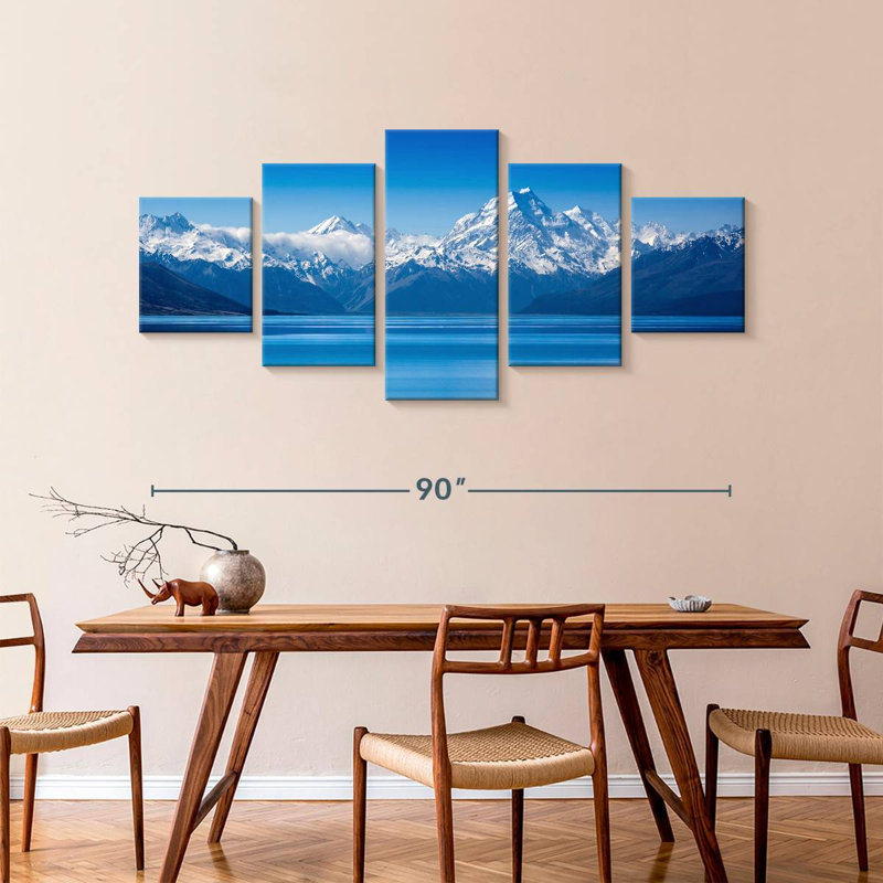 Blue Water Lake Tekapo, 42" H x 92" W
