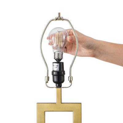 Base de lampe de table simple 28,5 po