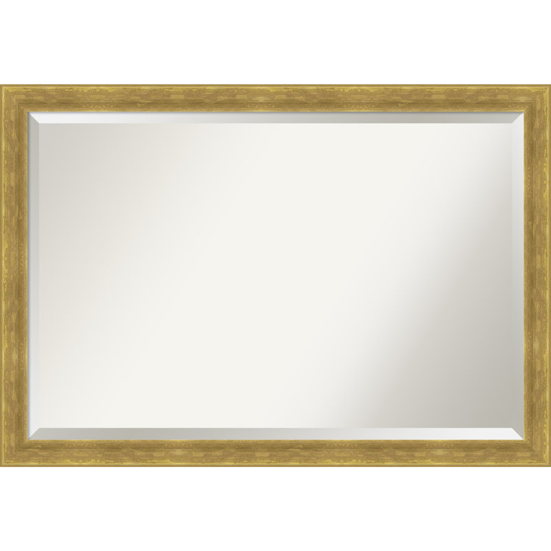 Miroir mural Earmon, 27,25 po x 39,25 po, Rectangle, Or
