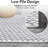 8x10 Washable Area Rug – Non-Slip Soft Low Pile Modern Abstract Foldable Ideal for Living Room Bedroom Nursery Dining Room Gray.-890554915