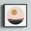 Moon Hills - Peinture encadrée-1157574089