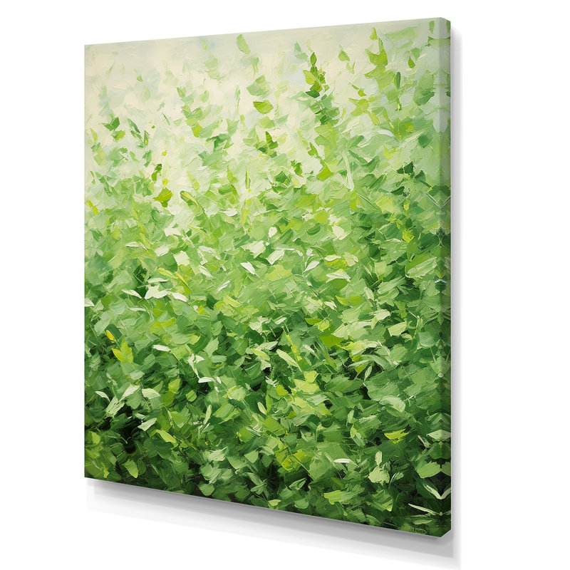 Herbes, thym, passage 2 - Art floral, Toile tendue, H 44 po x l 34 po x P 1,5 po