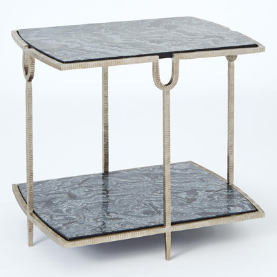 Marble Top End Table