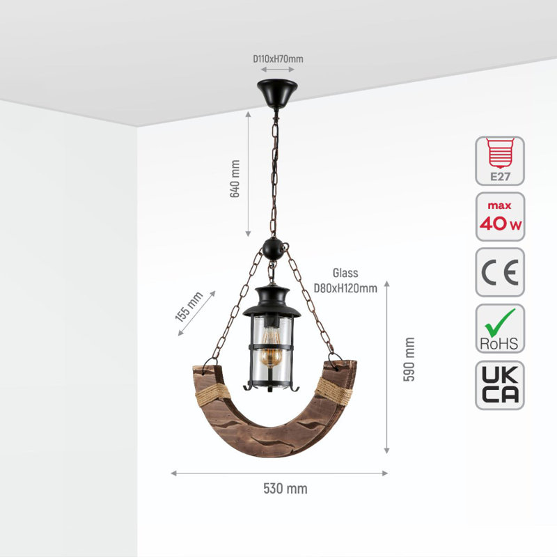 Creekmont 1 - Light Kitchen Island Pendant
