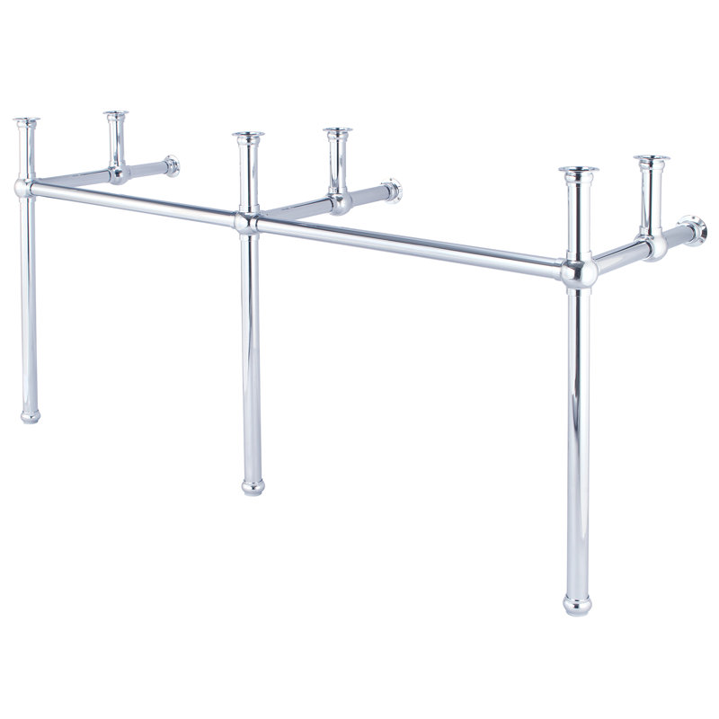 Base de meuble-lavabo double Copeland, Chrome