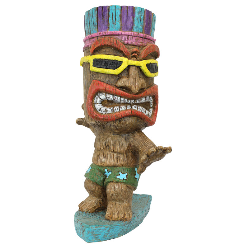 Kahuna Tiki Surfer Dude Statue