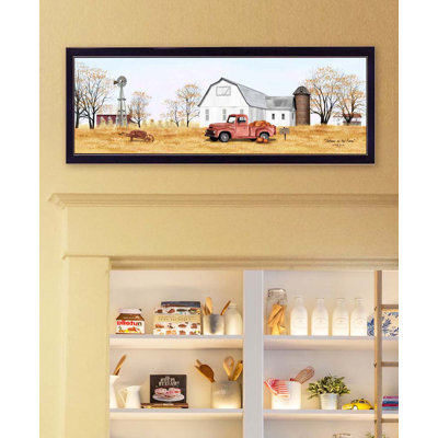 «Autumn On The Farm» par Billy Jacobs - Peinture à cadre unique