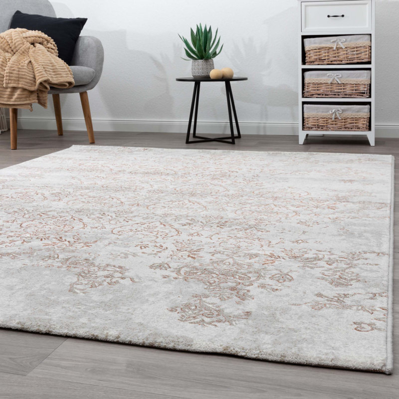 Addien Floral Area Rug, Rectangle 133 x 195cm
