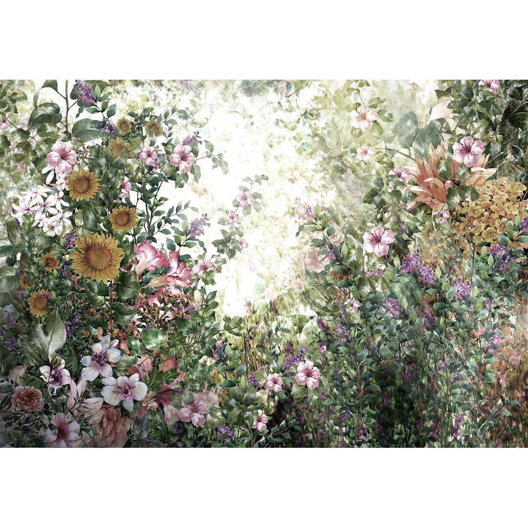 Fototapete Blumen 2.54 m x 416 cm