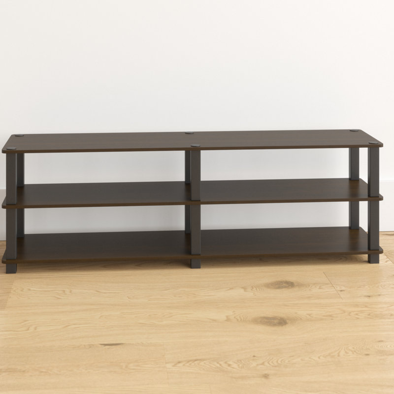 18 Pair Shoe Rack, Dark Brown/Black