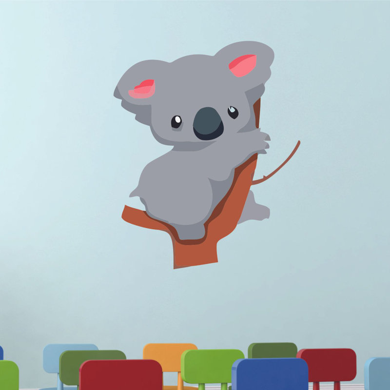 Décalcomanie murale mignonne bébé Koala, H 20 po x l 12 po