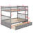 Full Over Full Bunk Bed With Drawers-1798294202