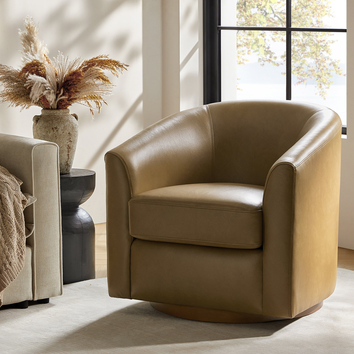 Furniture Genuine Leather Barrel Chair Leather Barrel Chairs Cheap