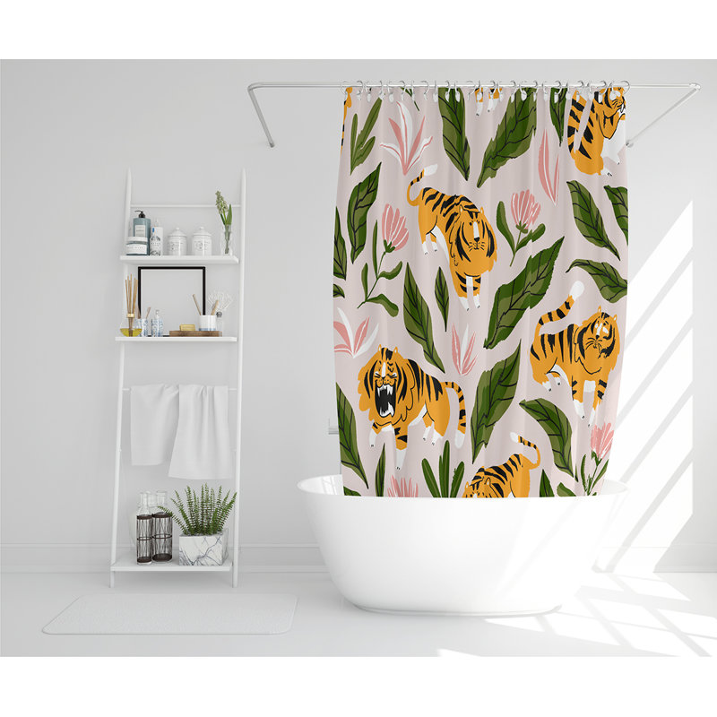 Elizander 13 Piece Polyester Shower Curtain Set