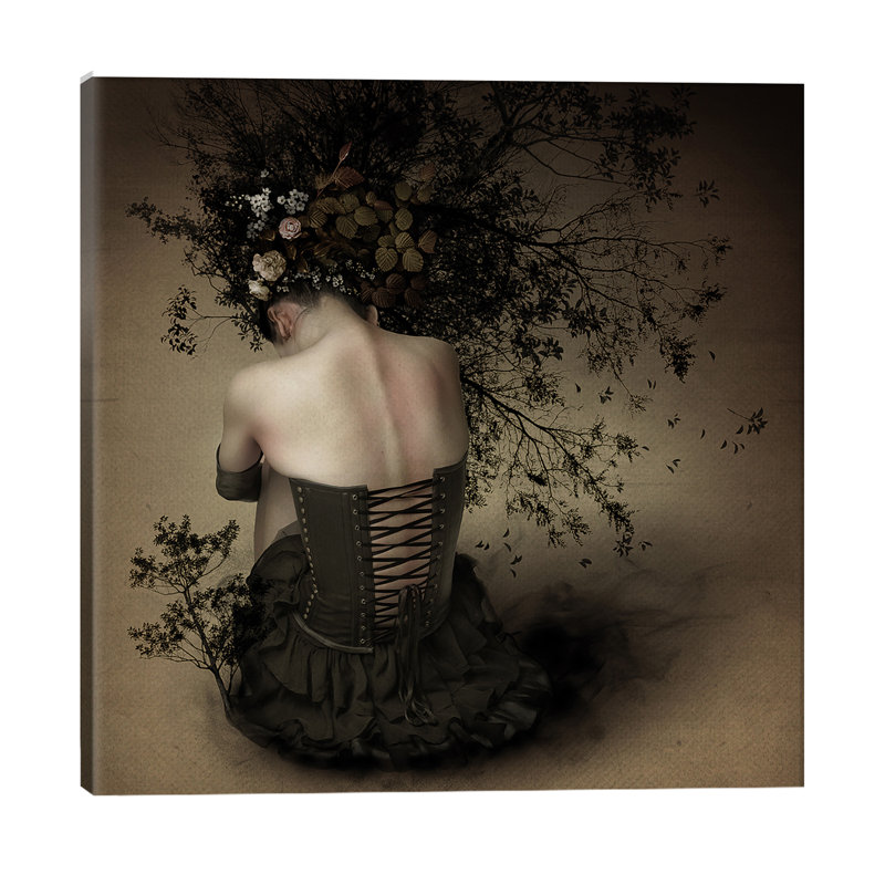 Night Scented Girl by Kiyo Murakami - Wrapped Canvas Print, 45.72 cm H x 45.72 cm W x 1.91 cm D