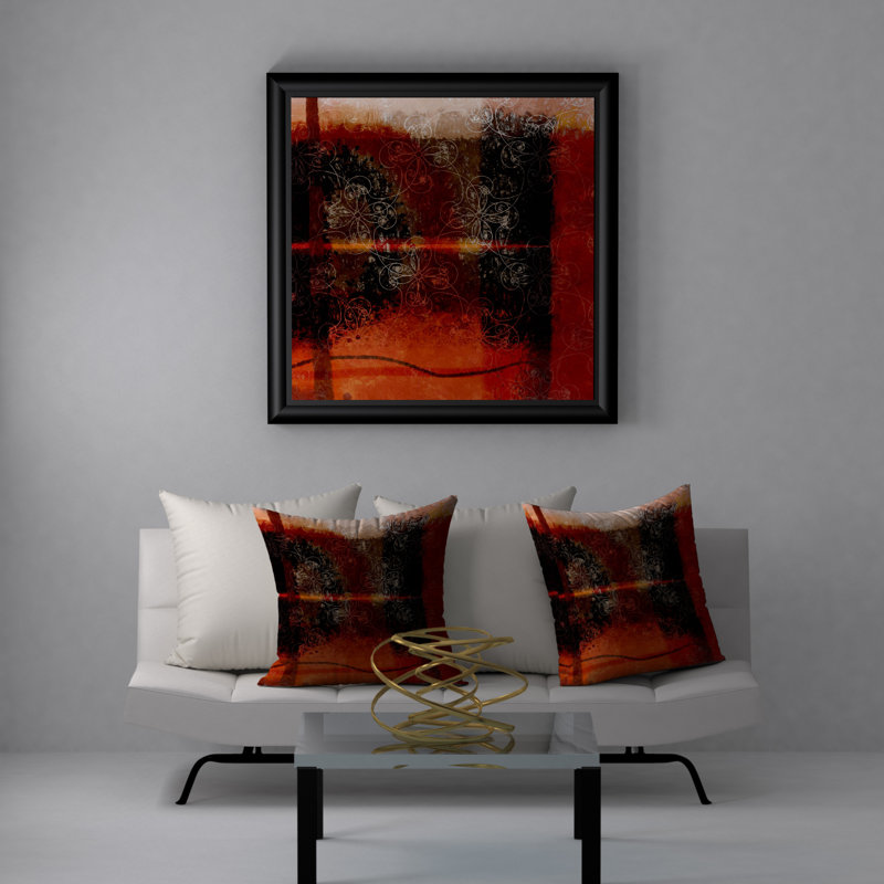 Housse et insert de coussin carré Dynamic Ace, 18" x 18"