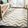 Sanyla Hand Tufted Wool Chevron Rug