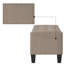Banc de rangement rembourré en lin-817418580