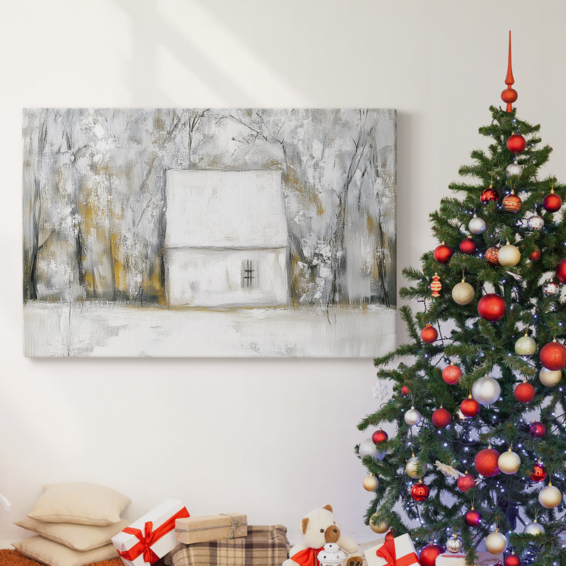 Christmas Holiday Arts - Toile tendue avec châssis XMA171448, H 40 po x l 60 po