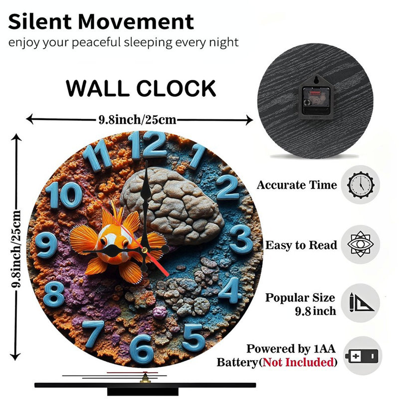 Horloge murale Ocean Reef