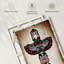 Totem amérindien sur toile-539455797