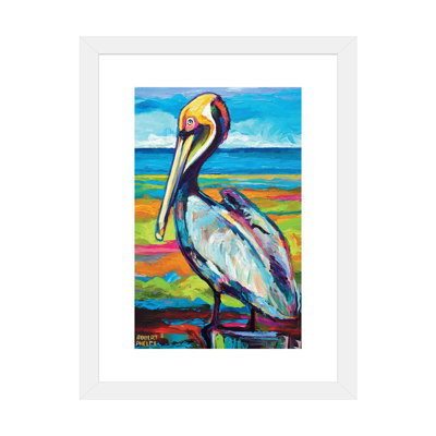 Pelican by Robert Phelps - Painting Print