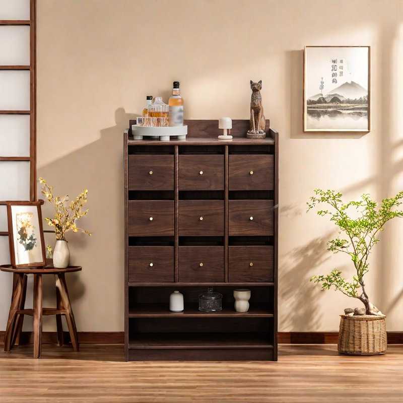 Japanese Retro Style Accent Chest