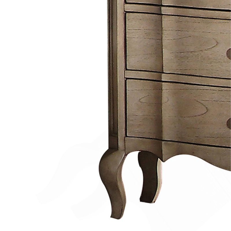 Table de chevet 3 tiroirs Antique Taupe, Taupe