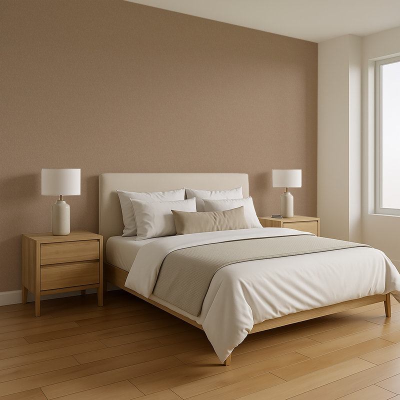 Santa Fe Weave Texture Wallpaper, Tan