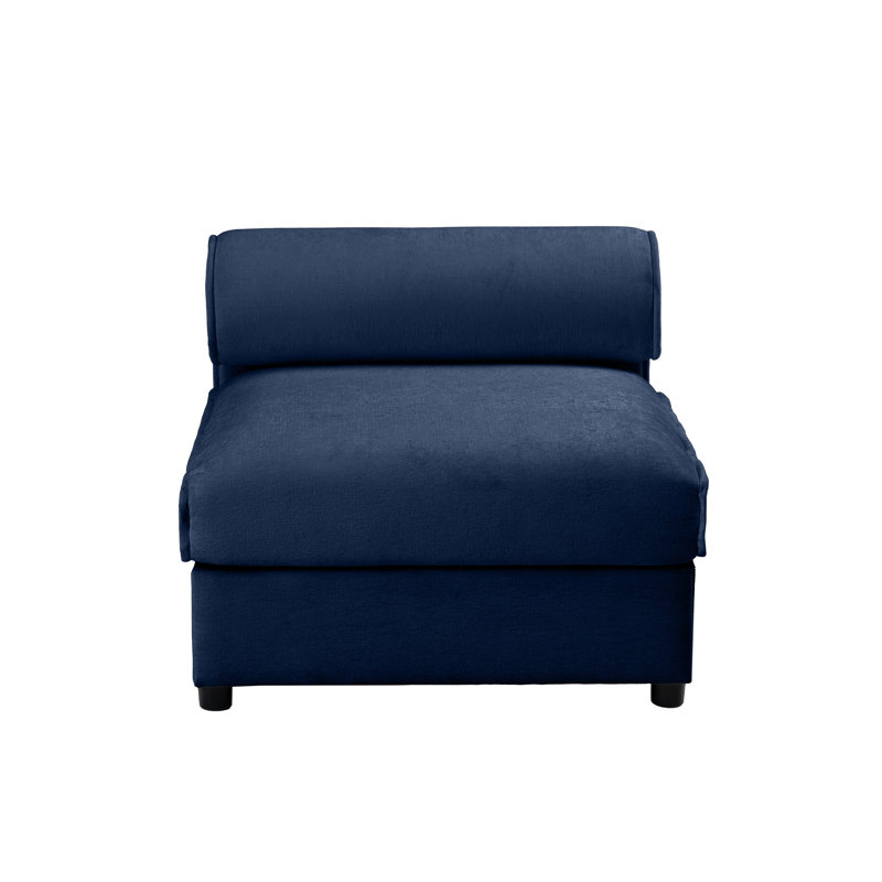 24 Canapé sans accoudoirs - Bleu