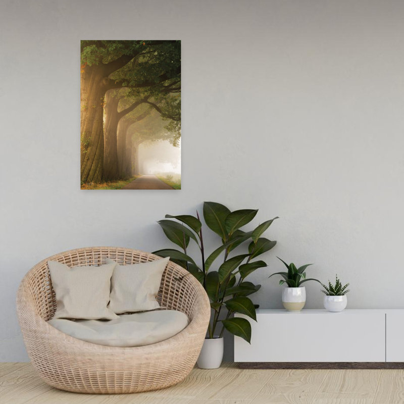Art contemporain, paysage torsadé abstrait, H 24 po x l 16 po