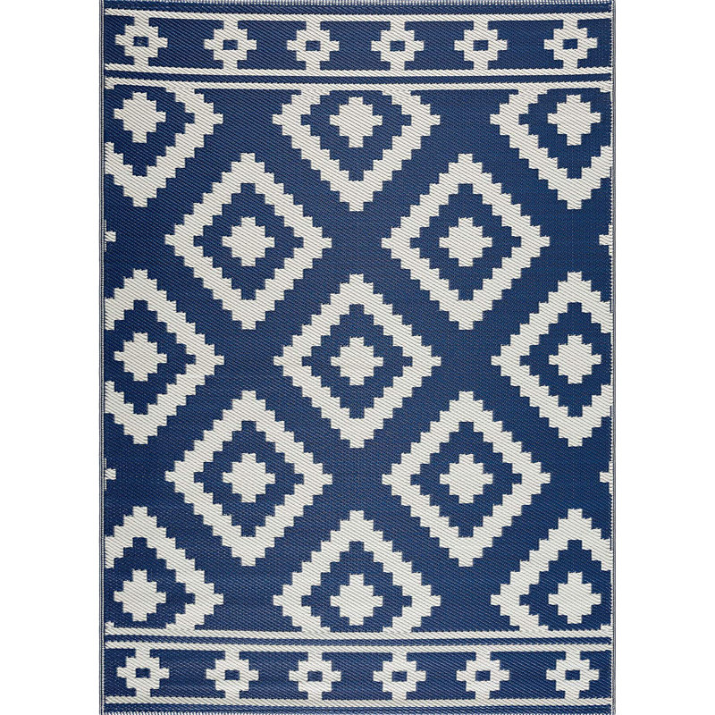 Hulmeville Southwestern Indoor / Outdoor Rug, Rectangle 4' x 6'