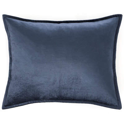 Panne Cotton Blend/Viscose Lumbar Rectangular Pillow Cover